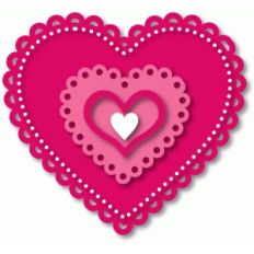 scallop hearts set