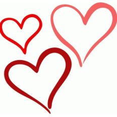 3 hearts