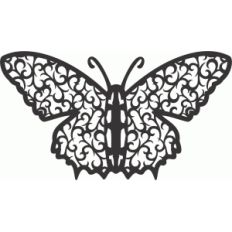 butterfly damask