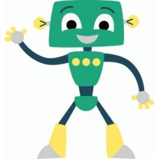 green robot