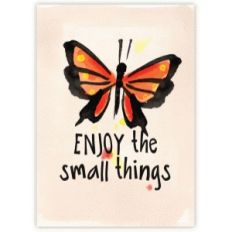 enjoy the small things watercolor butterfly