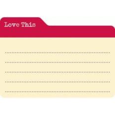 love this file card