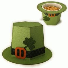 lephrechaun cereal 3d hat box