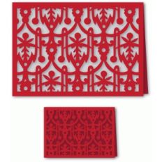 ornate brocade folded card