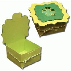 3d clover favor box