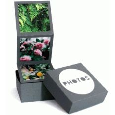 mini accordion album and box