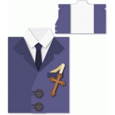 first communion boy’s suit card