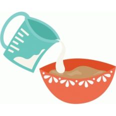 baking cup and bowl