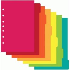 mini binder 6 tab dividers