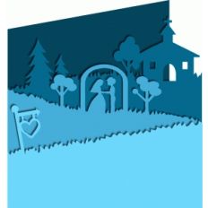 wedding chapel card
