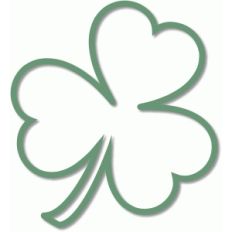 outline clover