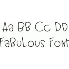 fabulous font