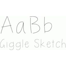 giggle sketch font