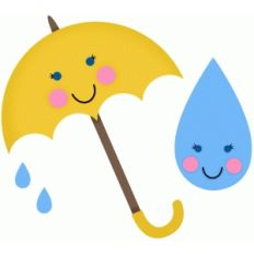 raindrop and umbrella