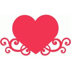 scroll heart