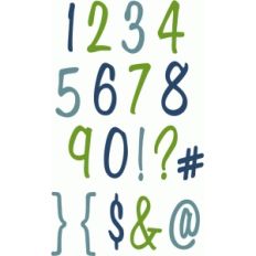 simple script alpha - numbers punctuation
