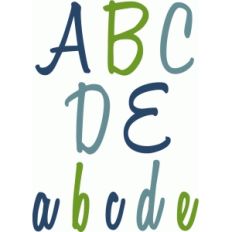 simple script alpha a-e