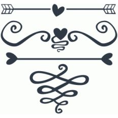 romantic flourish set
