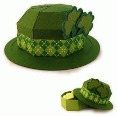leprechaun bowler hat box