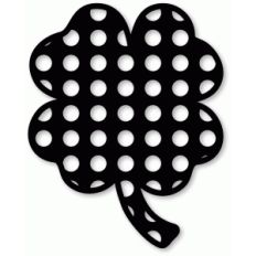 4 leaf clover - dotted