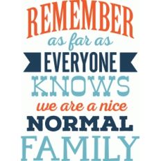 nice normal family