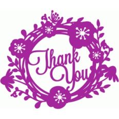 thank you wreath