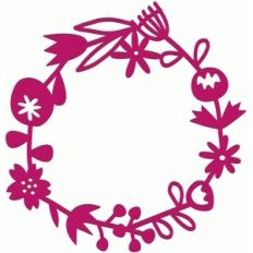wild flower wreath