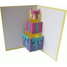pop up present card