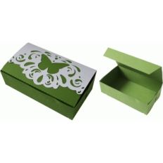 butterfly lace tuck box