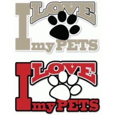 nested i love my pets