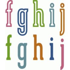 good for everything alpha - lowercase f-j