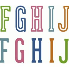 good for everything alpha - uppercase f-j