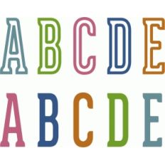 good for everything alpha - uppercase a-e