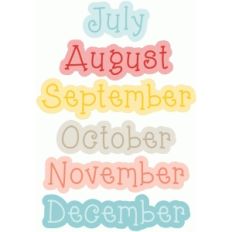 july-december months