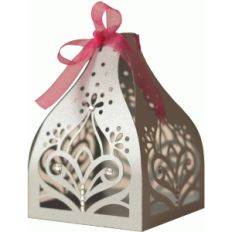 abstract filigree favor box