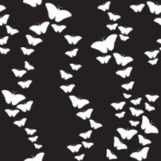 butterflies stencil