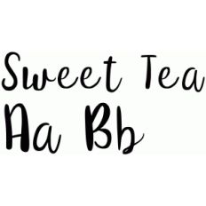 sweet tea font
