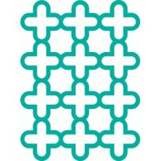 lattice mini placemat