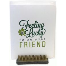 feeling lucky to be your friend card