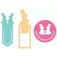 bunny paperclip set
