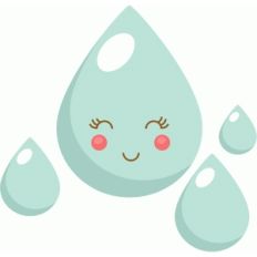 pretty raindrop