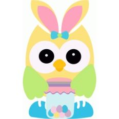 easter owl w candy