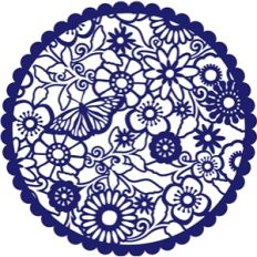 butterfly lace circle