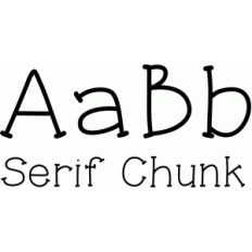 serif chunk