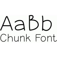 chunk font