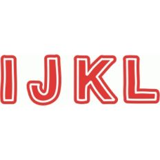 block monogram i-l