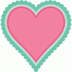 layered heart