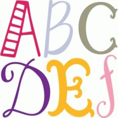 cute letter set