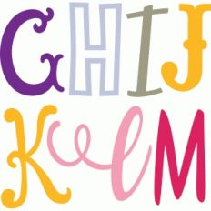 cute letter set