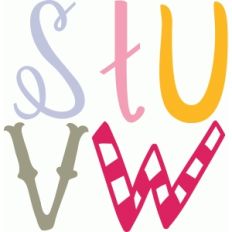 cute letter set